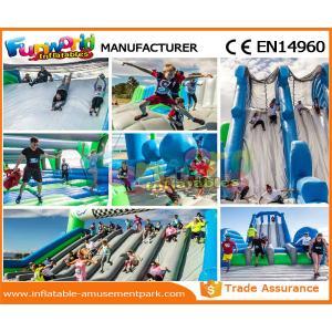 China Custom Inflatable Rent Obstacle Course Fireproof Material For Amusement Park supplier