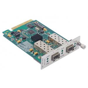 China 125M To 4.25G Manageable Media Converter OEO Converter Card SFP To SFP With 3R Repeater supplier