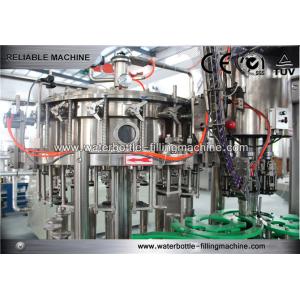 China Máquina de engarrafamento de vidro asséptica Monoblock da gravidade para a bebida, água refinada supplier