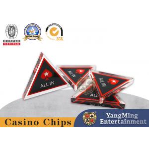 Texas Hold'em Club Game Table Table Top ALL IN Triangular Positioning Card Dealer Button