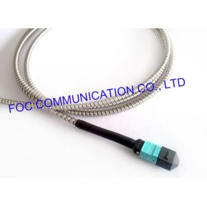 China Base con varios modos de funcionamiento acorazada del cordón OM3 milímetro 50/125um 12 del cable de fribra óptica de MPO supplier