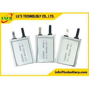 China CP203040 3.0v 340mah Primary Lithium Battery TABS Terminals supplier