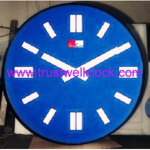 China analog clock indoor outdoor analog wall clocks clocks and movement mechanism,-GOOD CLOCK (YANTAI) TRUST-WELL CO LTD supplier
