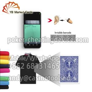 China Black T - Shirt High Speed Poker Scanning Camera For Barcode Marked Deck supplier