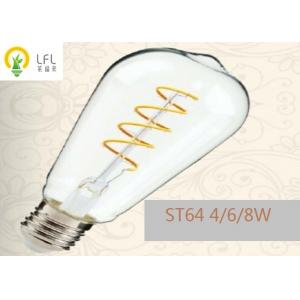 Transparent Glass Decorative LED Bulbs With Nickel Base Prevents Corrosion 200lm