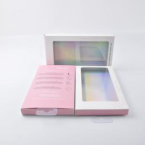 Custom Made Iphone Case Carton Packaging Box Printing With Pet Window