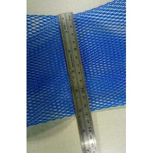 130MM Width PE Protective Mesh Sleeving , Blue PE Netting For Metal Protection