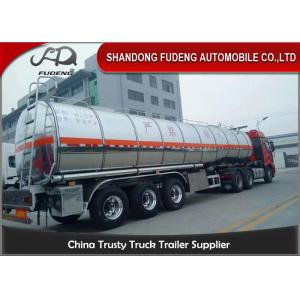 China Stainless Steel Tanker Trailers With A Capacity Of 45000 Liters For Transport Of Palm Oil supplier