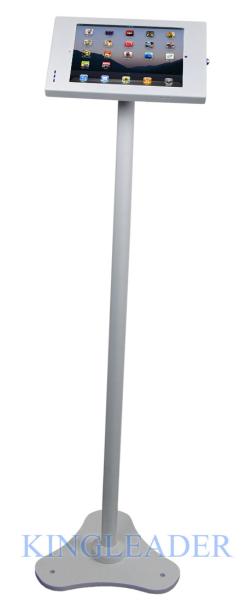 360 Degree Rotatable Security iPad Kiosk Stand With Triangle Base