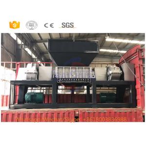 Copper Powder Scrap Metal Shredder Machine With Low Rotation Rate 5-8cm Size