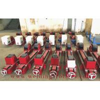 China Lead Screw Pipe Welding Rotator With PU Wheels , Pipe Welding Turning Rolls Stand on sale