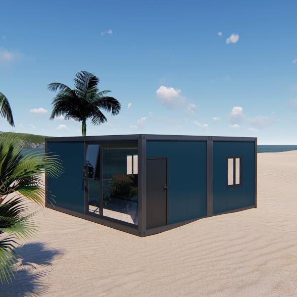 Casa de contenedores móviles plegables de 20 pies prefabricada