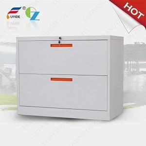 Cabinete de archivo LATERAL de 2 CAJONES para la oficina, H730XW900XD452mm, color blanco, en existencia