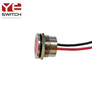 China 0.8cm Spst 瞬間のプッシュボタンのスイッチ 30VDC LEDプッシュボタンのスイッチ wholesale