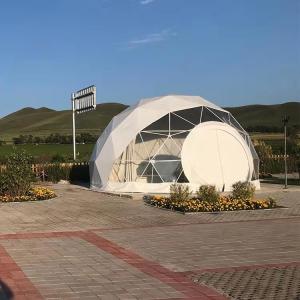 China Igloo Glamping Geodesic Dome Tent Winter PVC Cloth 2-10 People Living supplier