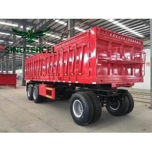 35MT 45MT 50MT Full Trailer With Fence Cargo Trailer