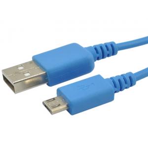 Blue USB2.0 Charge & Transfer Data Cable to Micro 5 Pin Connector Cable