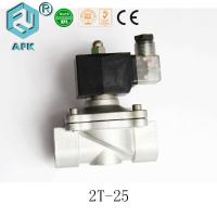 China Stainless Steel 1 inch 2 Position 2 Way Gas Solenoid Valve 220v on sale