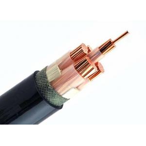 China 0.6/1 KV 4 Core + Earth XLPE Insulated Power Cable Bare Copper Class 2 Conductor supplier