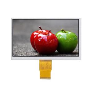 China 7 pouces Full HD + Ips Affichage LCD 50 broches Interface RVB 350 Lumière Résolution 1024 * 600 pilote IC ILI9488 supplier