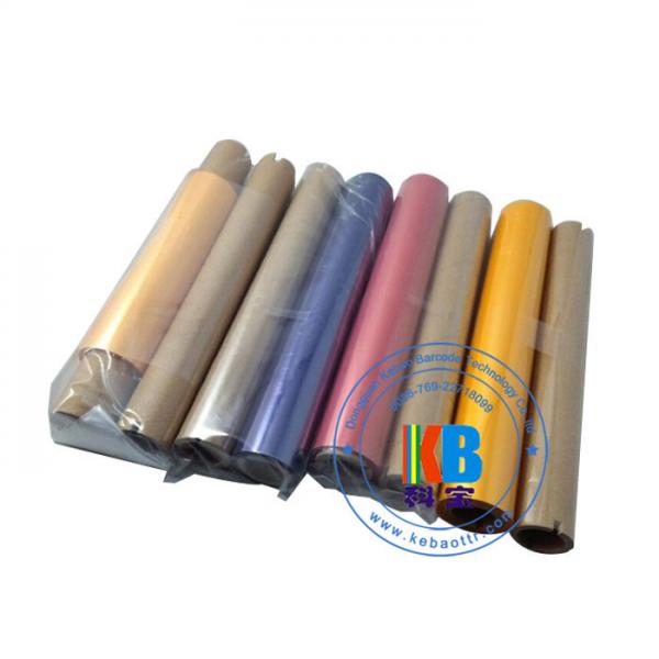 Polyester Vinyl plastic thermal label printing resin color ink printer ribbon