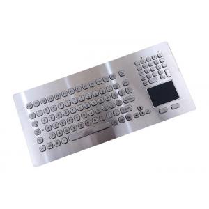 China IP65 Ruggedized Keyboard By Industrial Metal Material With Touch Screen supplier