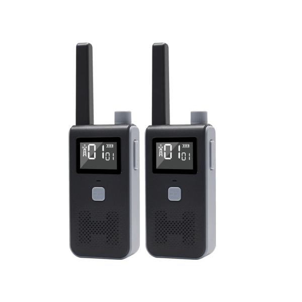 Real Channels Displayed on LED Screen Rechargeable Walkie Talkies Protable Kids Walkie Talkie with Power Saving Mode Yes