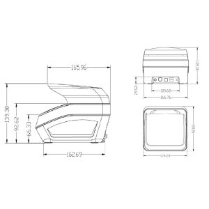 China Lector de pasaportes portátil USB2.0 OCR de 24 bits para control de seguridad de acceso Fuente de luz UV wholesale