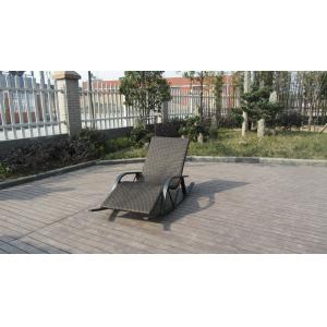 Luxury Hotel / Home Patio Resin Wicker Rocking Chair , Waterproof