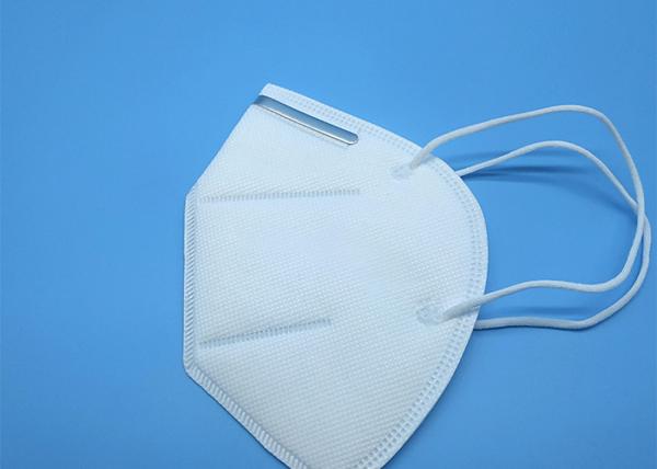 Meltblown Non Woven Disposable Respirator KN95 Mask Four Layers Elastic Strap