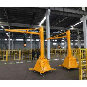 China Cable-stayed Manual Jib Crane Slewing Jib 125kg With Electric Hoist wholesale