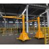 China Cable-stayed Manual Jib Crane Slewing Jib 125kg With Electric Hoist wholesale