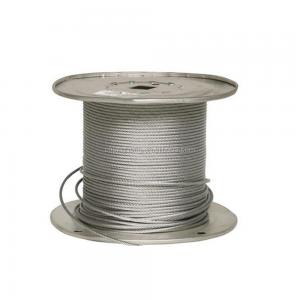China Stainless Steel Wire Rope 3mm 1/8 Stainless Stranded Wire 1x19 Cable Railing Solution supplier