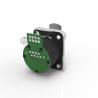 8 Pin RJ45 Female Connector Indoor Double Row Type D Style Plug Signal Audio Video Equipment RJ45 Ethernet Splitter Connector