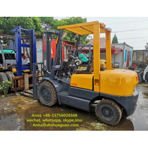 China TCM FD30 Used 3 Ton Forklift Truck Japan Made Hydraulic System With Side Shift supplier
