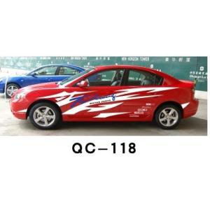 China Designer Car Body Sticker QC-118F / Car Decoration supplier