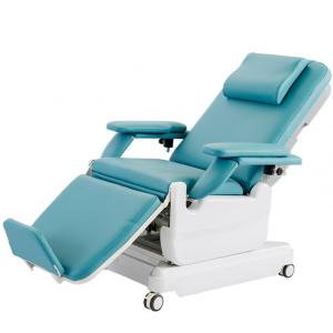 Hospital Manual 550mm Dialysis Chair  Blood Donor Couch With Armrest