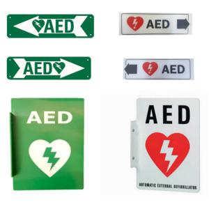 China Sinal feito sob encomenda de Restarter do coração do desfibrilador do sinal verde branco do desfibrilador da emergência do AED supplier