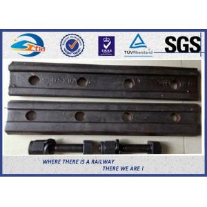 China ASTM  Steel Railway Fish Plate With Square Head Bolts And Nuts supplier