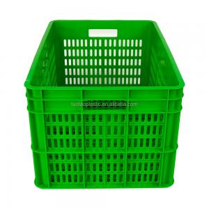 Eco-Friendly Stackable Plastic Basket for Customized Logo Storage Solutions