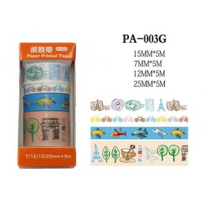 China PA003G WASHIテープ、印刷されたテープ、保護テープ、色テープ、装飾テープ supplier