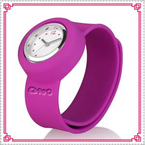 China promotional silicone slap watch with Janpanese Movement supplier