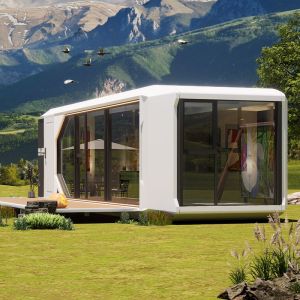 China Prefabricated Capsule House Modular Cabin for Camping Beach Backyard wholesale