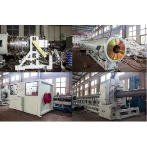 China High Output PVC Pipe Production Line Double Screw Extruder Low Electric Consumption supplier