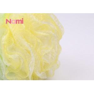China Varied Colors Shower Puff Ball Cleaning Body Benefits With SGS Certification wholesale