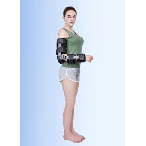 China Black Telescoping Elbow Brace Alloy Hinged Elbow Brace Post Op One Size Fit All supplier