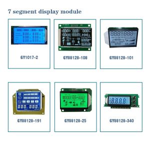 China Backlight Optional Colors 16 Segment TN LCD 14 Segment Large 7 Segment LCD Display Digit HTN STN Monochrome Display wholesale