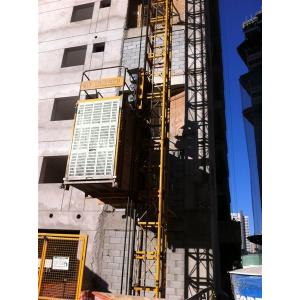 China Electric Construction Hoist Elevator Single Cage , Building Lift supplier