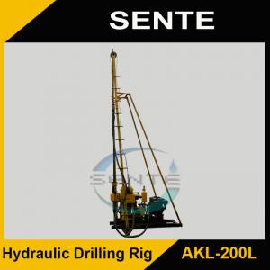 China Powerful AKL-200L trailer mounted water well drilling rig supplier
