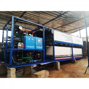 15 Tons Per Day Industrial Block Ice Maker Machine with Water Cooling Condenser System